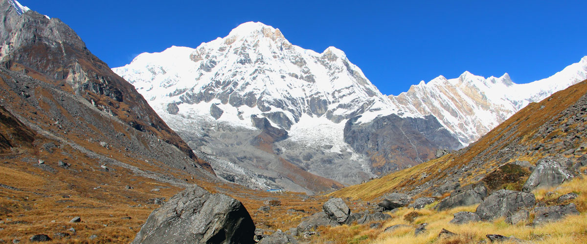Mt. Annapurna seen during Annapurna Base camp trek
