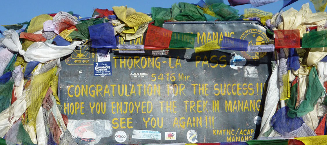 Thorong La pass during Annapurna Circuit trek
